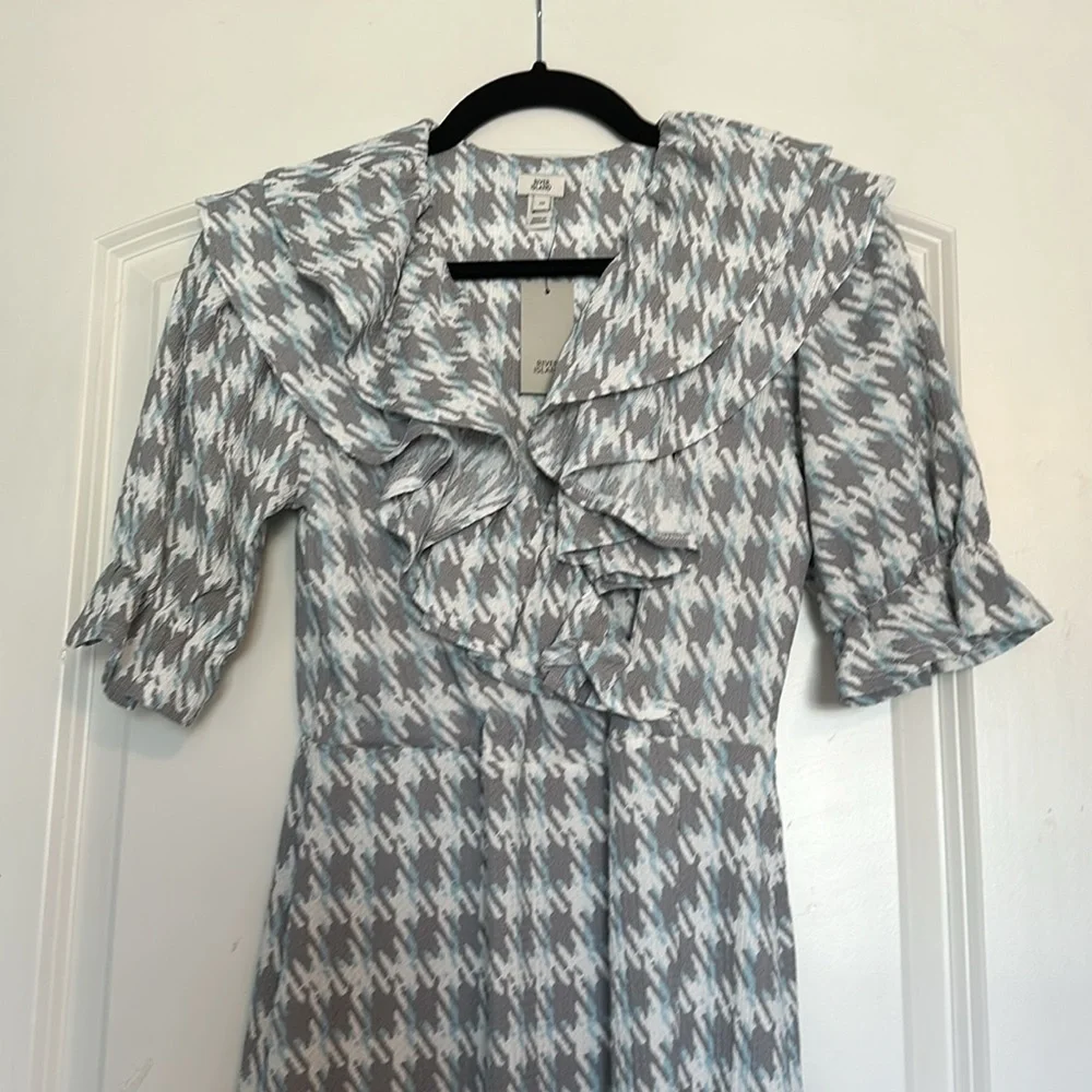River Island Houndstooth Dress - size 10 (UK)